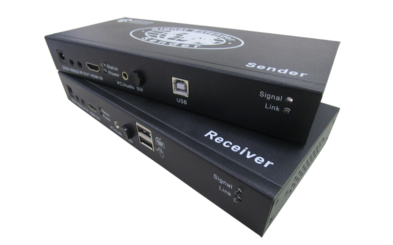 UKHMA-200D(USB键鼠+HDMI+音频/远程开关机+IR延长200米)