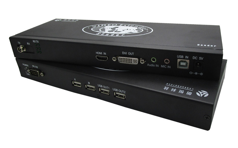 VDA-3UHA(HDMI/DVI&USB&双向音频光纤传输20KM)