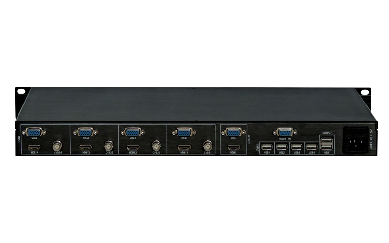 HVB-VS4U(带有USB键鼠HDMI/VGA/BNC高清4画面分割器)