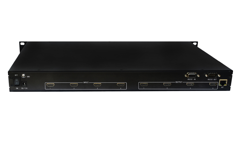 HMX-4X4J(4K机架式HDMI4进4出视频矩阵)