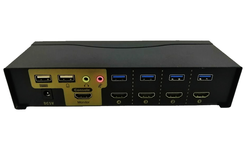 HU-401(HDMI+USB键鼠4口KVM切换器)