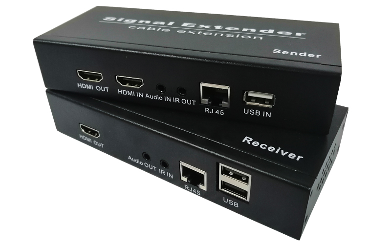 HDE-190HUAS-M(HDMI+USB键鼠+独立音频+RS232+红外网络传输器)